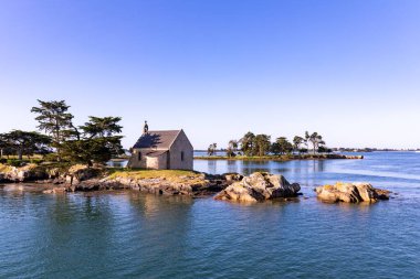 Boedic Kilisesi - Morbihan Körfezi, Brittany, Fransa
