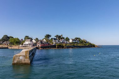 Port Navalo - Morbihan Körfezi, Brittany, Fransa