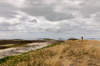 Saint-Nicolas Adası, Glenan Adaları, Finistere, Brittany, Fransa