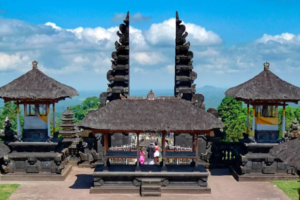 Templo Pura Besakih Agung Bali Indonésia — Fotografia de Stock