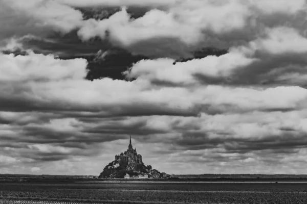 Mont Saint Michel Mount Saint Michael Normandië Frankrijk — Stockfoto