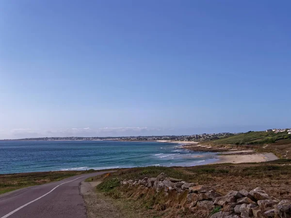 Stranden Gwendrez Väg Till Audierne Finistere Bretagne Frankrike — Stockfoto