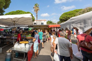 02 SEP 2019 - Les Issambres, Var, France - Les Issambres Provencal market