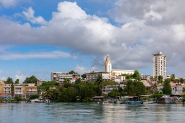 5 Ocak 2020 - Pointe-a-Pitre, Guadeloupe, FWI - Şehir ve Katedral