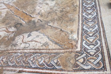 Roma mozaikleri - Caesarea - İsrail