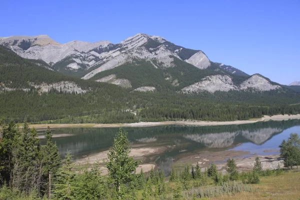 Sjön Kananaskis Land Alberta Kanada — Stockfoto