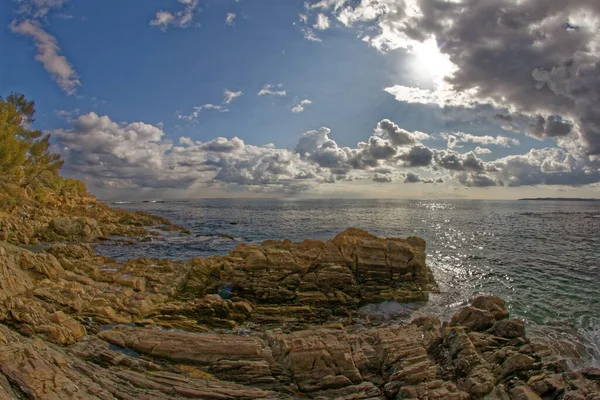 Frente Mar Les Issambres Franch Riviera Francia —  Fotos de Stock