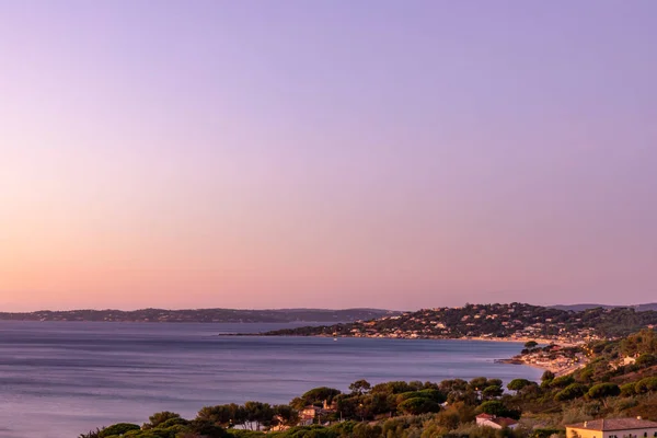 Sainte Maxime Var Francia Nartelle Beach Sunrise —  Fotos de Stock