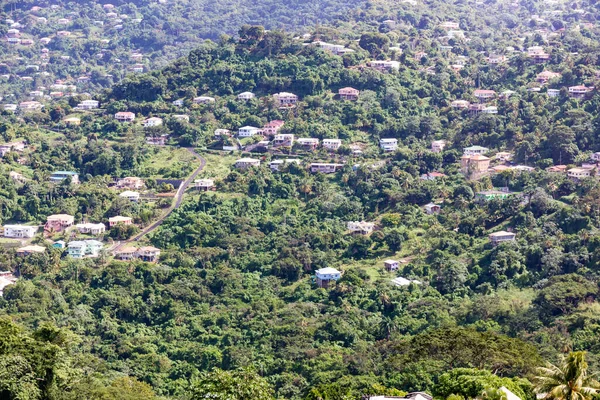 Άγιος Γεώργιος Γρενάδα Δυτικές Ινδίες Creole Houses Country — Φωτογραφία Αρχείου