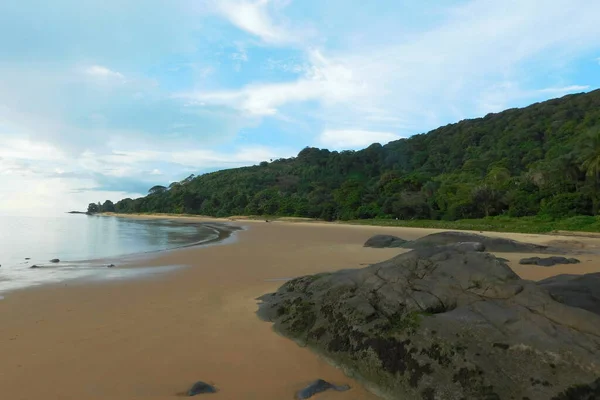 Playa Gosselin Remire Montjoly Guayana Francesa — Foto de Stock