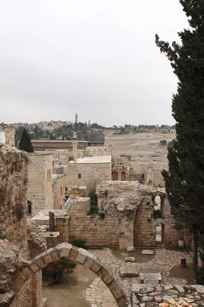 Ruínas Jerusalém Antiga Israel — Fotografia de Stock