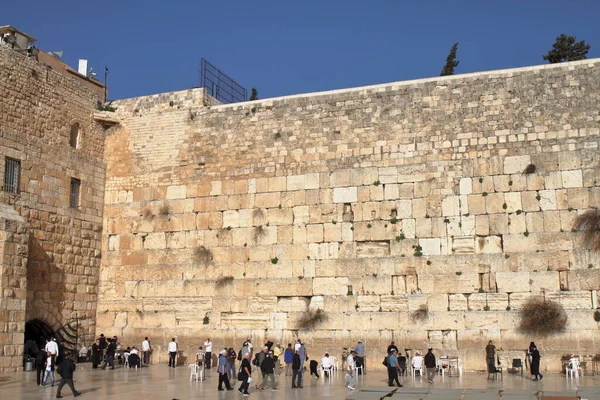 Jerusalem Israel Şubat 2017 Batı Duvarı — Stok fotoğraf