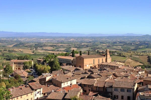 San Giminiano Toscana Italien — Stockfoto