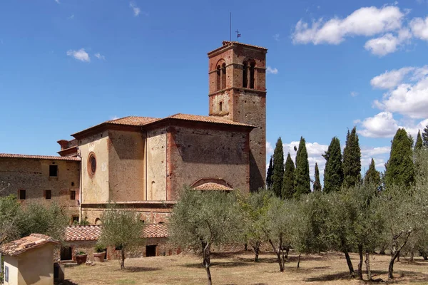 Monastero Sant Anna Fattoria Camprena Pienza Italia — Foto Stock