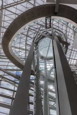 Lyon, Fransa - Confluences Müzesi İçişleri