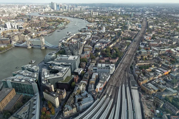 Vista Aérea Londres Reino Unido — Fotografia de Stock