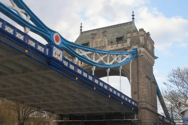 Tower Bridge Blick Von Unten London — Stockfoto