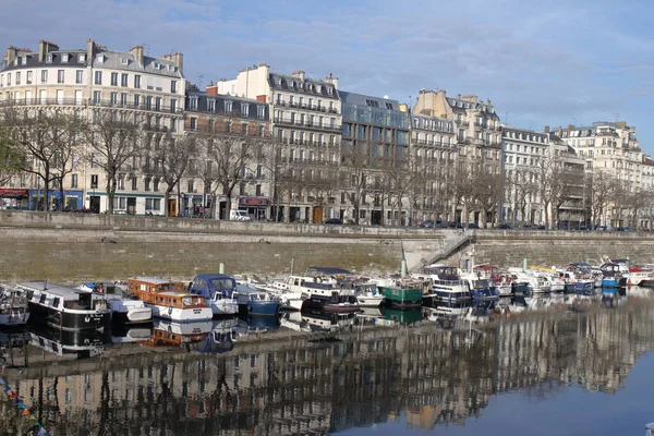 Arsenal Harbor Paris France — Stock Photo, Image