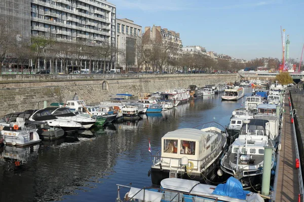 Arsenal Harbor Paris Frankrike — Stockfoto