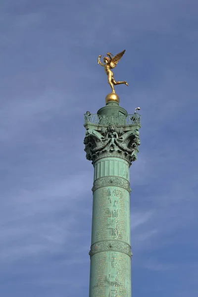 July Column Place Bastille Paris France — стокове фото