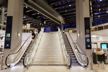 Paris, Fransa - Tren istasyonunu işgal etti