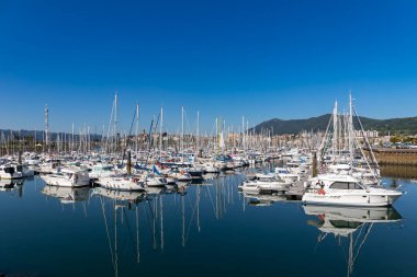 19 Temmuz 2020 - Hendaye, Bask Ülkesi, Fransa - Marina