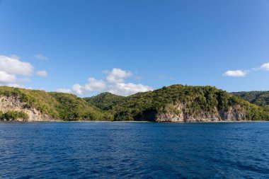 Saint Lucia, Batı Hint Adaları - Güneybatı kıyısında küçük Karayip plajı