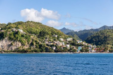 Saint Lucia, Batı Hint Adaları - Küçük Kanarya kasabası