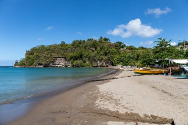 Saint Lucia, Batı Hint Adaları - Anse La Raye plajı