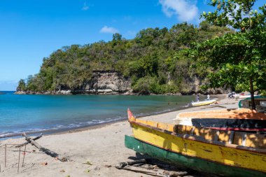Saint Lucia, Batı Hint Adaları - Anse La Raye plajı