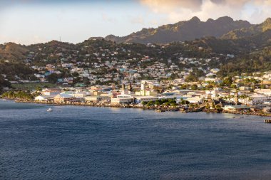 Saint Vincent and the Grenadines - The city clipart