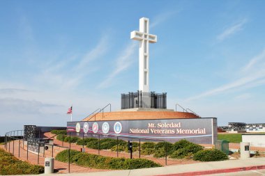 Mt. Soledad Veterans Memorial - San Diego - USA clipart
