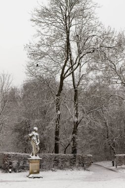 06 Şubat 2018 - PARIS - Fransa - Sceaux Park 'ta Kar yağışıweather forecast