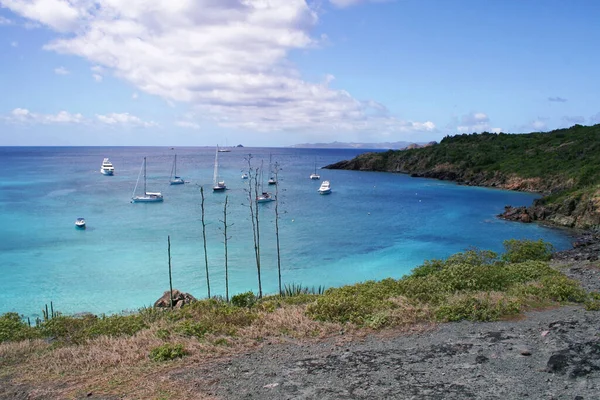 Karibská Pláž Svatý Bartoloměj Fwi — Stock fotografie