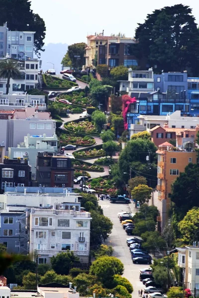 Lombard Street San Francisco Californië — Stockfoto