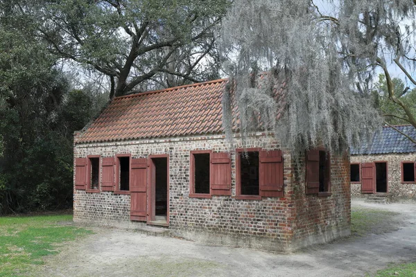 Slave Hut Boone Hall Plantation Charleston Eua — Fotografia de Stock
