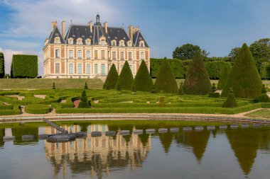 Parc de Sceaux 'daki Sceaux Kalesi - Ile de France - Paris Bölgesi - Fransa