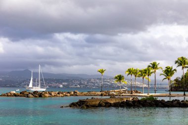 Beach of la Pointe-du-Bout - Les Trois-Ilets, Martinique, French Antilles