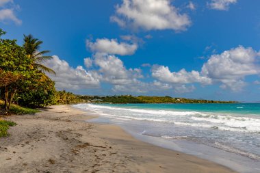 The beach, Le Diamant, Martinique, French Antilles