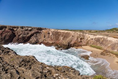 The Petrification Savannah (La Savane des Petrifications) waterfront, Sainte-Anne, Martinique, French Antilles