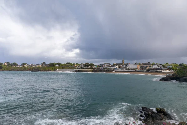 Waves Saint Quay Portrieux Cotes Darmor Brittany France — 스톡 사진