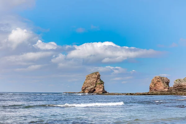 Les Deux Jumeaux Två Tvillingarna Hendaye Pyrenéerna Atlantiques Baskien Frankrike — Stockfoto