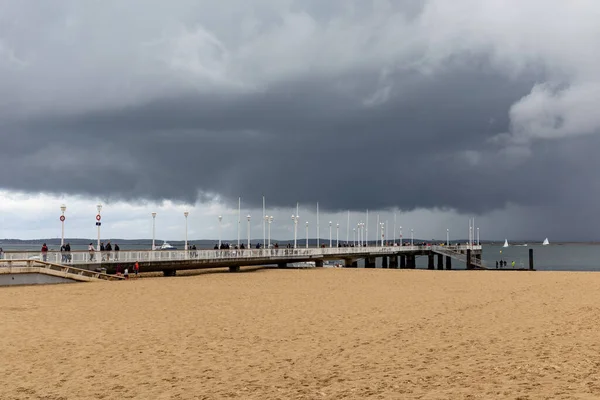 Thiers Pier Arcachonu Aquitaine Francie — Stock fotografie