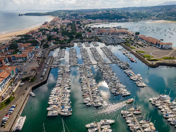 Hendaye Kraj Basków Francja Port Sokoburu — Zdjęcie stockowe