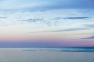 Sainte-Maxime 'de Gündoğumu, Var, Fransız Rivierası, Fransa
