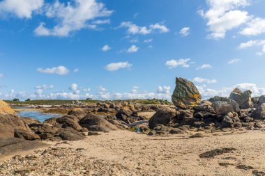 Chausey Adaları, Normandiya 'da Düşük Gelgit Deniz Burnu