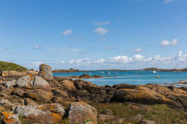 Chausey Adaları, Normandiya 'da Düşük Gelgit Deniz Burnu