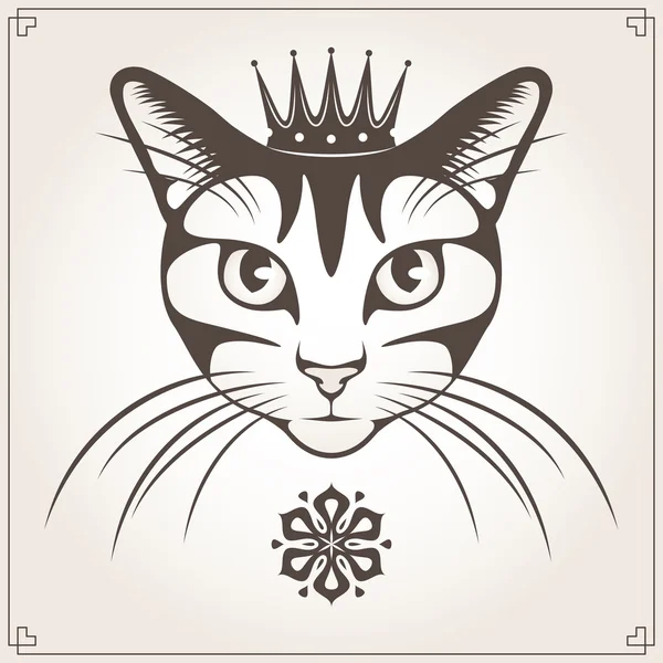 Vectorillustratie van de kat — Stockvector