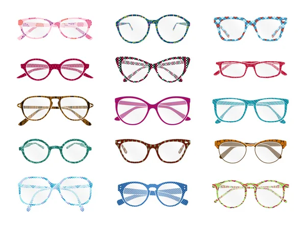 Lunettes colorées — Image vectorielle