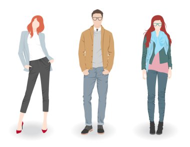 Moda peopleboy ve iki kız